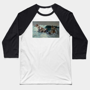 Undertow by Winslow Homer Baseball T-Shirt